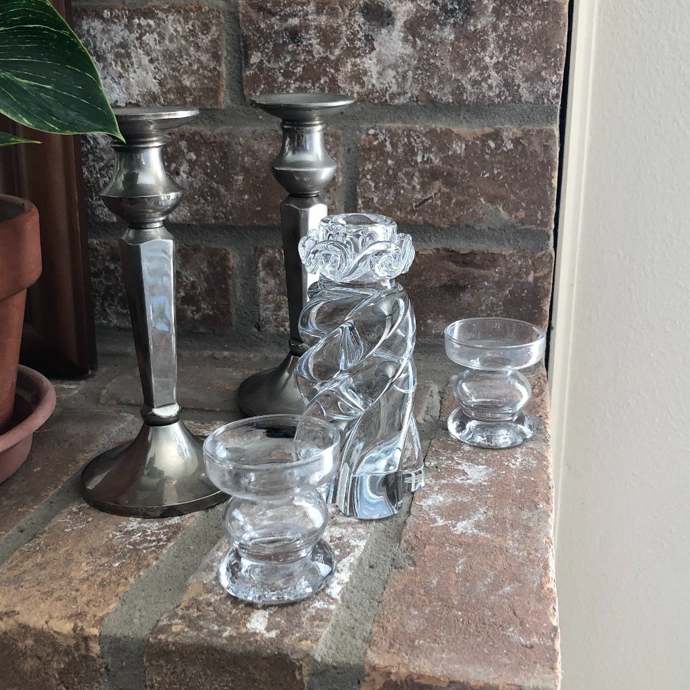 Candlestick holders Lot of 5